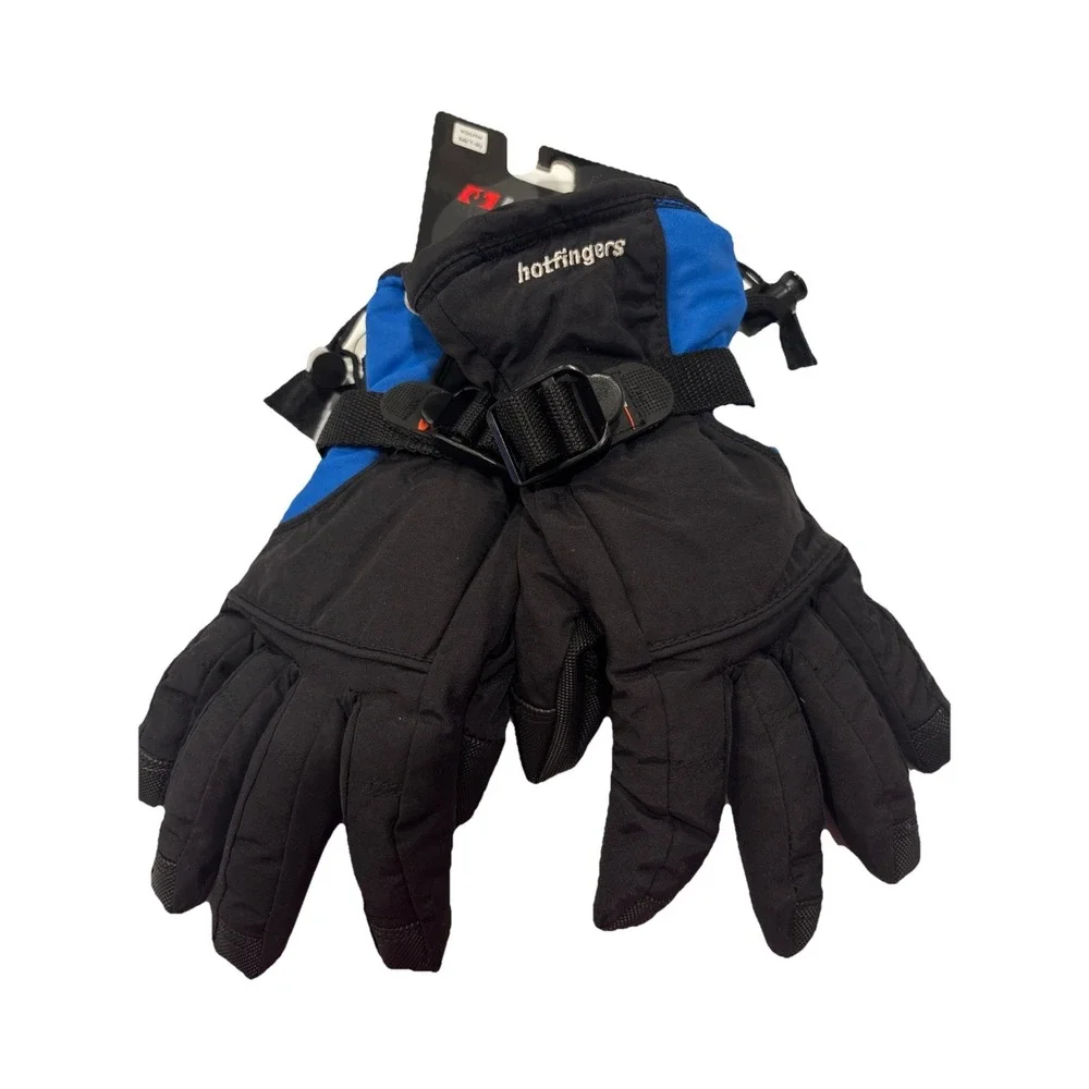 Hotfingers‎ Rip N Go Glove Black/ Royal blue - LARGE 9-10 Alpine Dry Insert